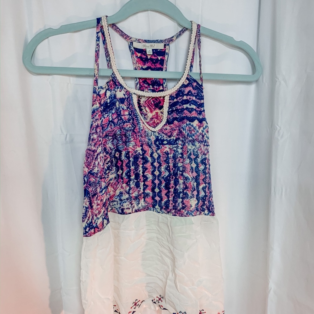 5/$40 SALE Miss Me racer back tank